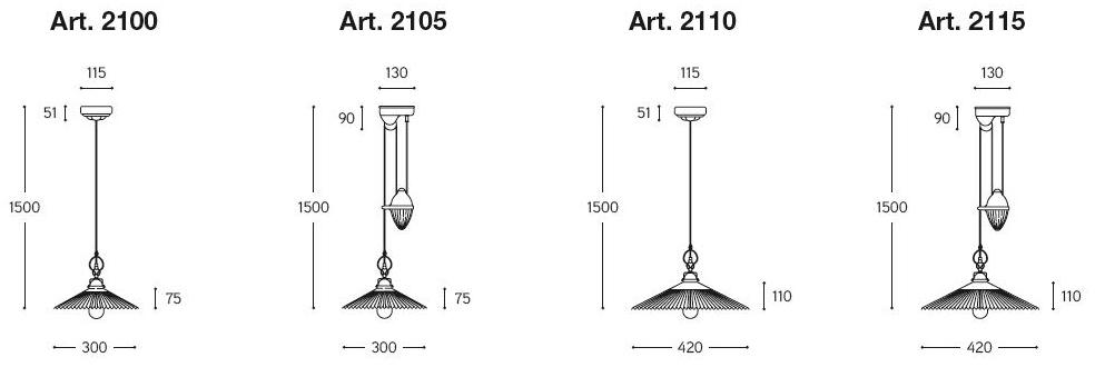 Aldo Bernardi Подвесной светильник из керамики Duse sun-id-1374603 - Вид №2