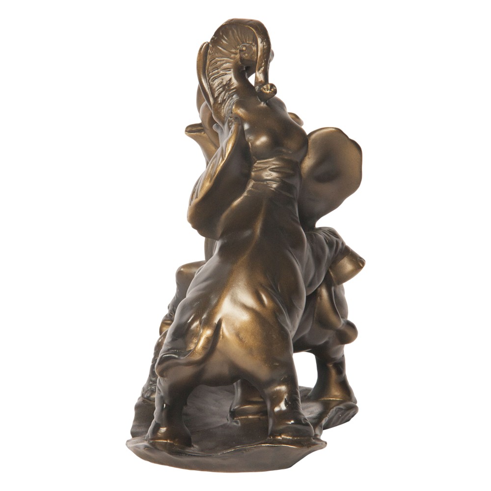 22050 Статуэтка Играющие Слоны Бронза BOGACHO 4627138191682 - Вид №6