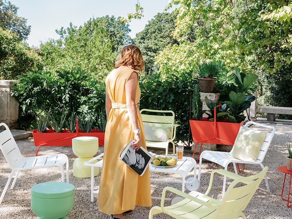 Прямоугольная стальная плантатор Fermob BASKET ARCH-00093598 - Вид №5