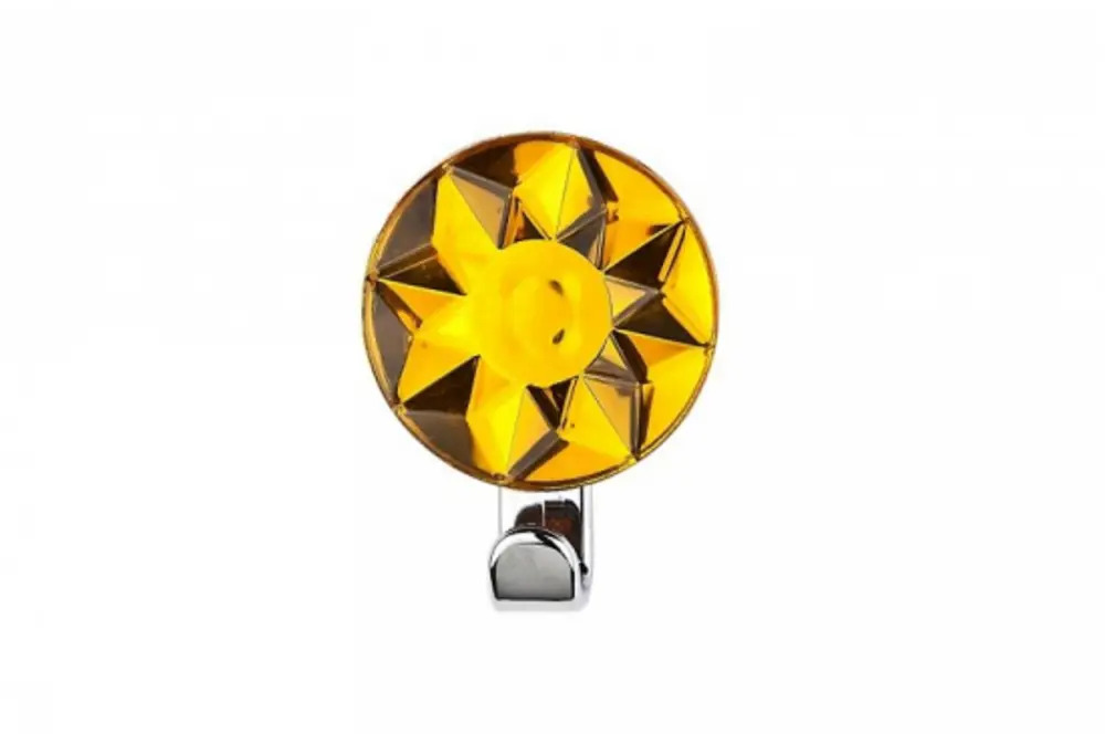 91574883 Крючок Primanova M-B2502-11 9x1x9 см ABS-пластик цвет желтый STLM-0994148