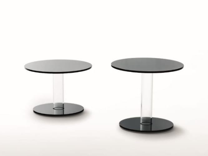 Круглый Хрустальный журнальный столик Glas Italia Hub ARCH-00109248