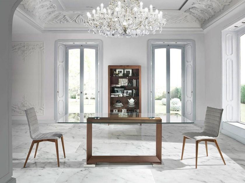 Angel Cerdá Прямоугольный обеденный стол из дерева и стекла Nature life 1006 Angel Cerda - Вид №1