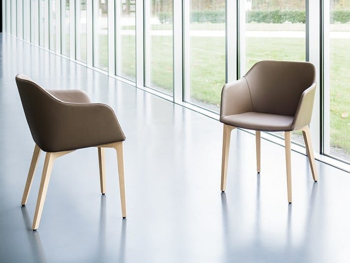 Кожаный стул с подлокотниками Brunner FINA ARCH-00052307 - Вид №4