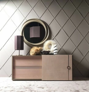 Caroti Зеркало настенное круглое в раме Concept 52