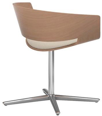 Andreu World Мягкое вращающееся кресло с 4-мя спицами Ronda So0465 - Вид №14