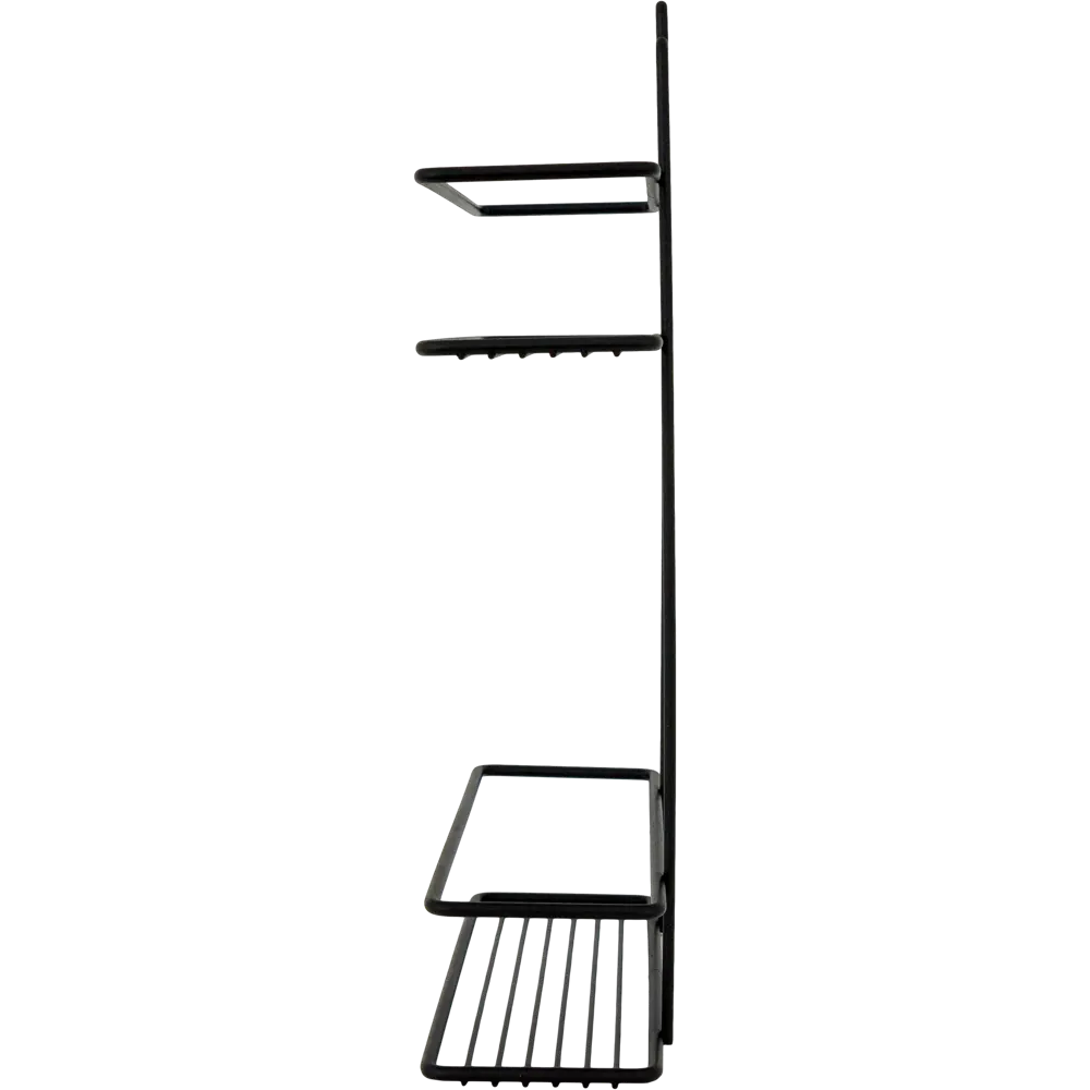 Полка для ванной 25x8.5x36.5 см цвет чёрный Santreyd Ferro STLM-2094760 - Вид №2