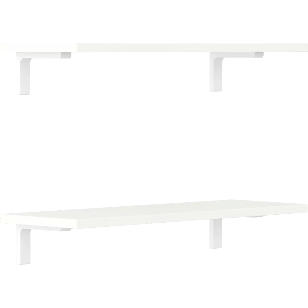 Настенная полка Santreyd Белый лед 60x20 см для стильного интерьера 89392610 STLM-1433728