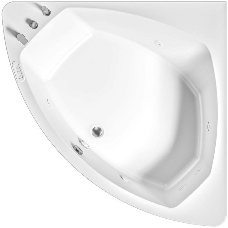 Albatros Угловая гидромассажная ванна из акрила Thea 01th55bs; 01th65bs - Вид №9