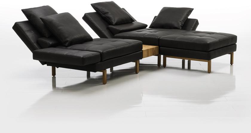 brühl Секционный кожаный диван Amber sun-id-1415510 - Вид №1