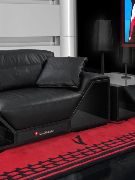 Tonino Lamborghini Casa Мягкое кожаное кресло с подлокотниками Long beach sun-id-1421633 - Вид №1