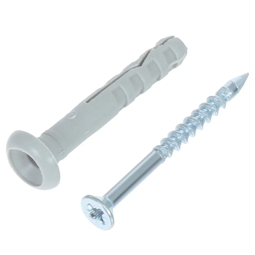 Дюбель-гвоздь гриб Standers 6x40 мм нейлон цвет серый 500 шт STLM-2065091