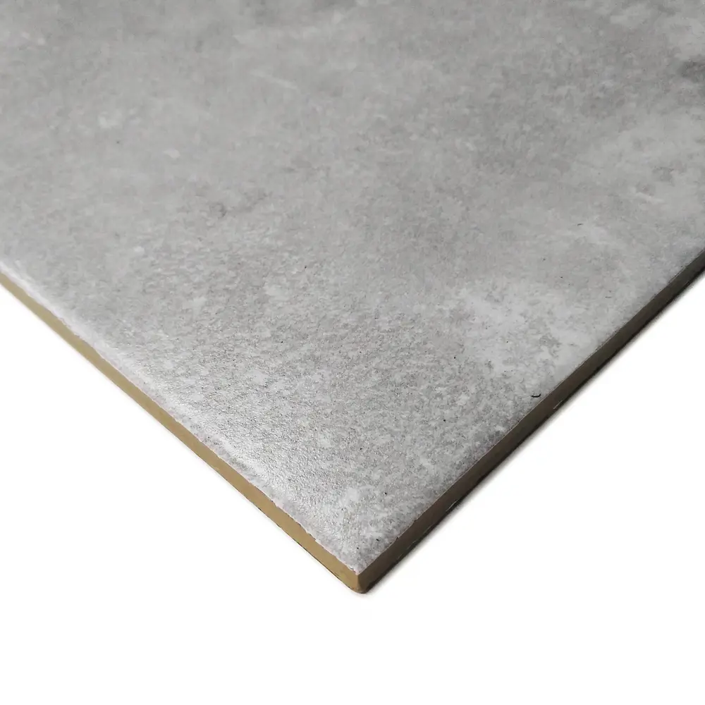 Глазурованный керамогранит Керамин Фабрик 60x60 см 1.44 м² матовый цвет серый STLM-2093799 - Вид №4