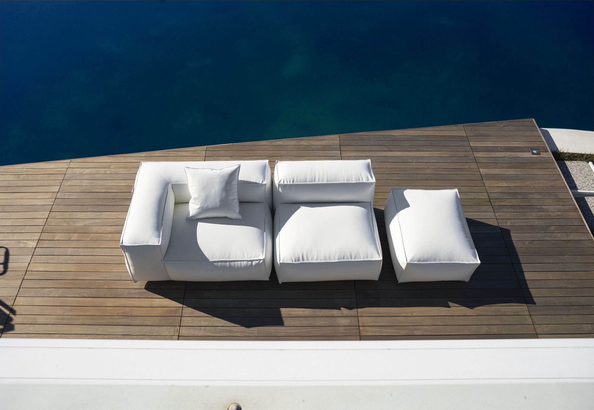 Угловое садовое кресло из ткани GART ARCH-00016100 - Вид №1