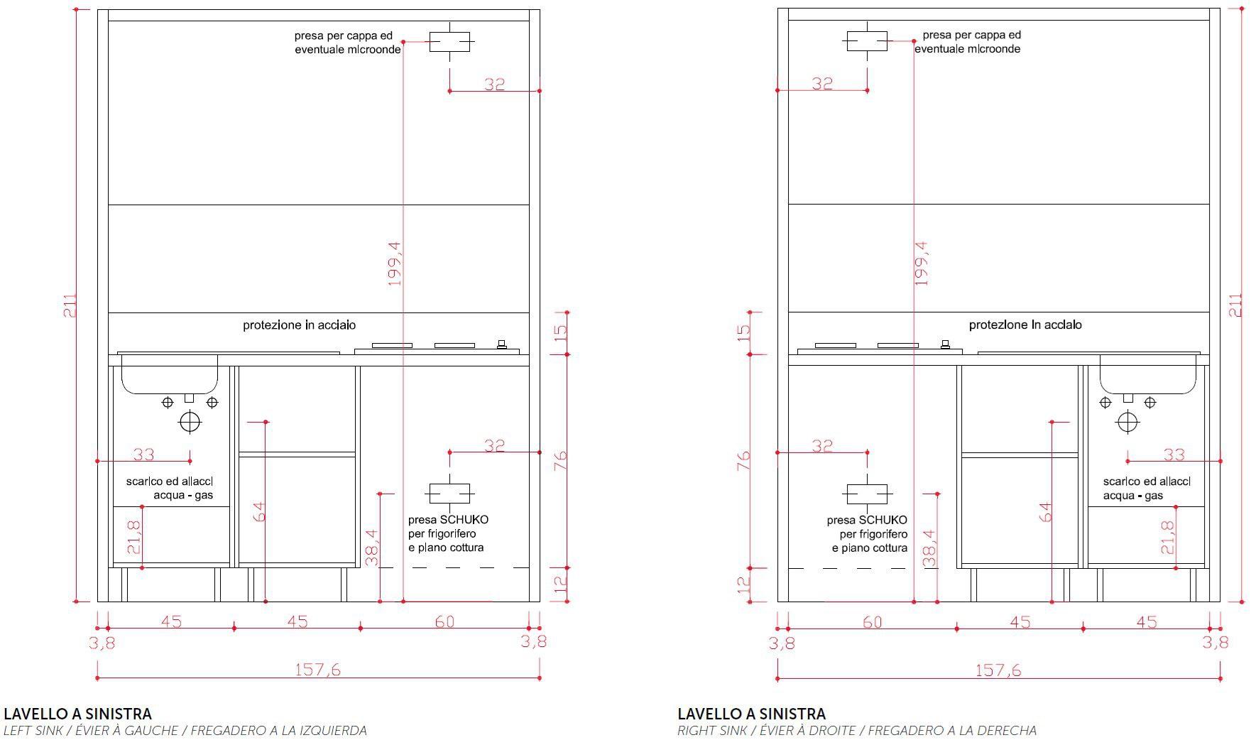 Mobilspazio Выдвижная деревянная мини-кухня Zeus K108 - Вид №11