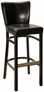 922 Стул Бергамо Люкс Black барный R-HOME