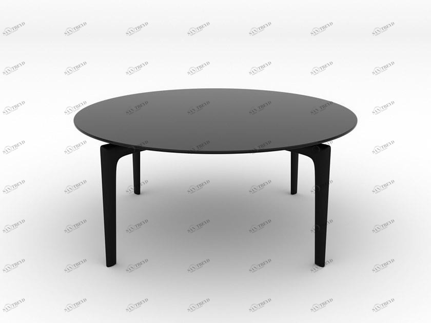 arper Круглый стеклянный журнальный столик Saul sun-id-1415723