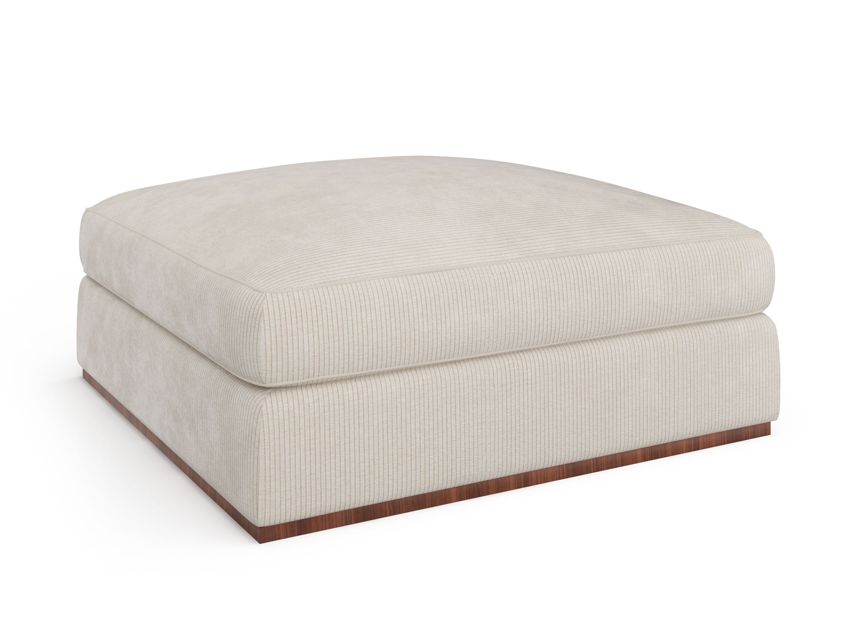 Квадратный бархатный пуф Caracole красивый ARCH-00020125