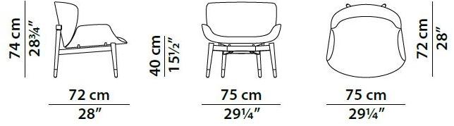 BAXTER Кожаное кресло с подлокотниками Jorgen sun-id-1433436 - Вид №8