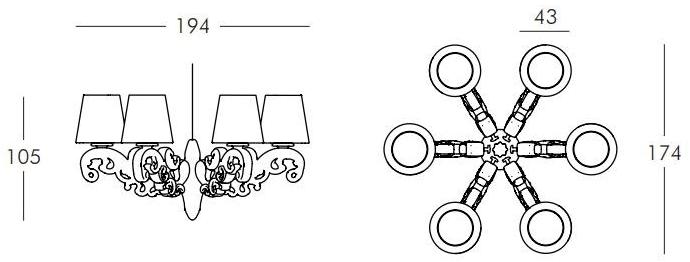 SLIDE Люстра из полиэтилена Design of love sun-id-1393815 - Вид №8