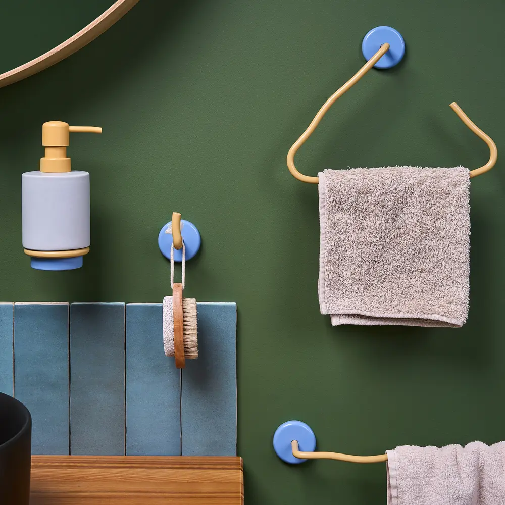 Крючок Moroshka Antrim алюминий цвет бежево-голубой STLM-2055212 - Вид №10