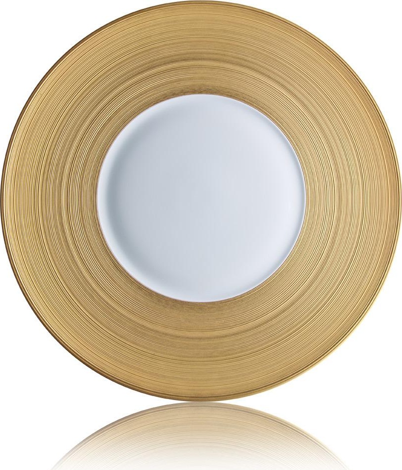 56400 JL Coquet Тарелка подстановочная 31см "Хемисфер" (золотой) Фарфор 