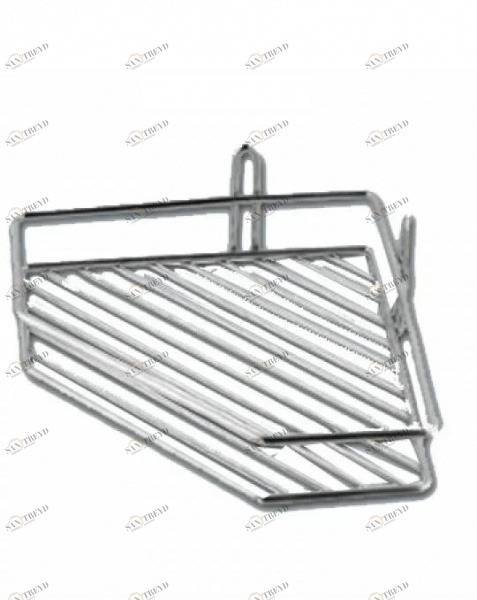 Полка угловая 1-эт. 18 см трапеция 4025 FRAP 2411668