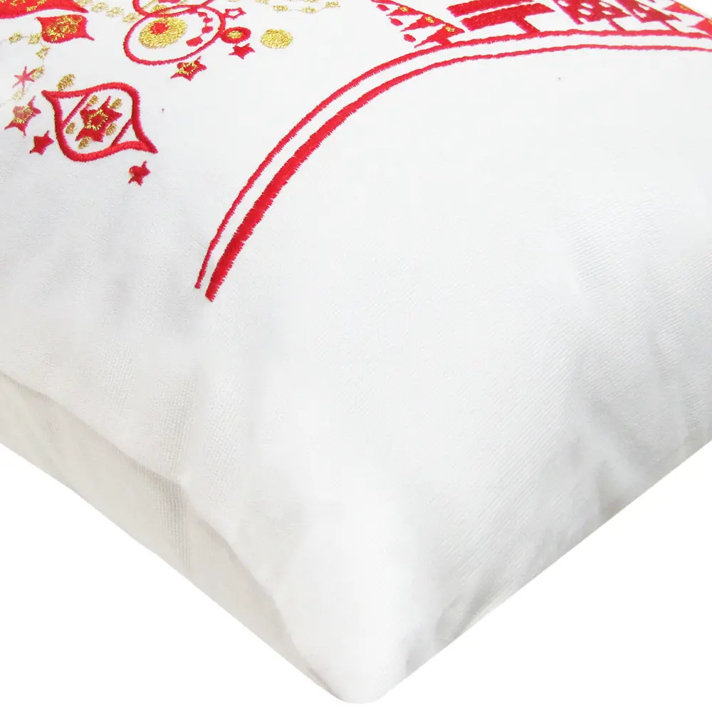 Подушка «Ёлки с шарами», 40х40, цвет красный Santreyd STLM-2159262 - Вид №2