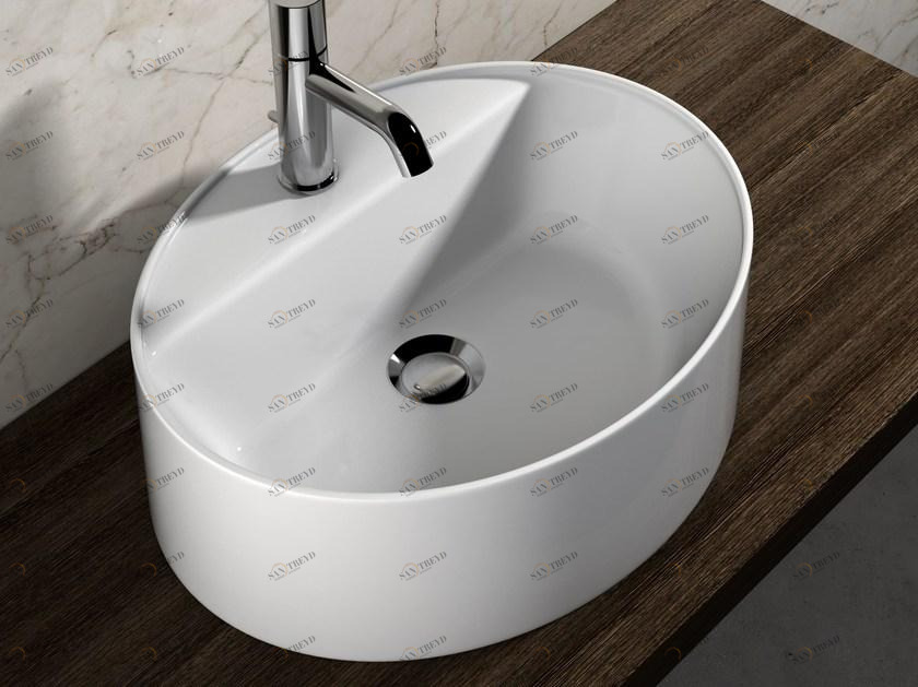 Lil4205101 Накладная раковина на столешницу  овальная Olympia Ceramica LAVABI D'ARREDO