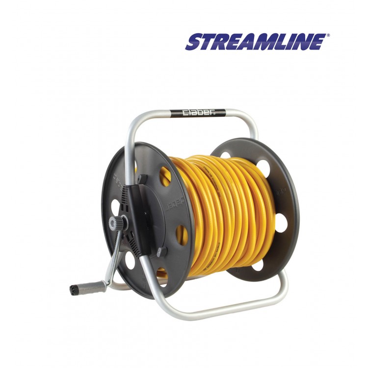 HRM100-8-AS STREAMLINE Катушка для шланга металлическая, шланг ECOLINE 8мм 100 м
Катушка для шланга металическая, шланг ECOLINE 8мм. в комплекте 