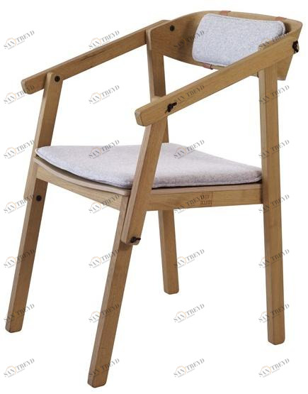 Askia Стул из дуба со встроенной подушкой Atelier 1.c09.ok