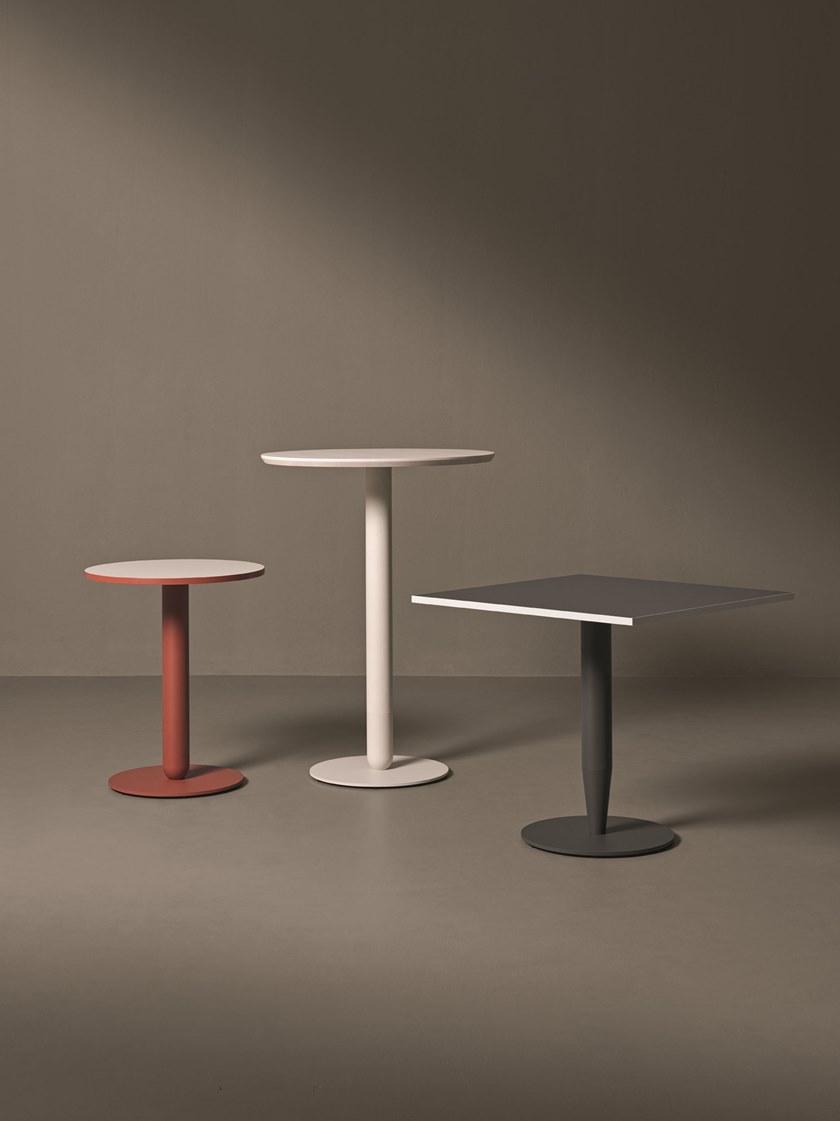 Very Wood Высокий круглый деревянный стол  Cigar_in/cigar_out  - Вид №1