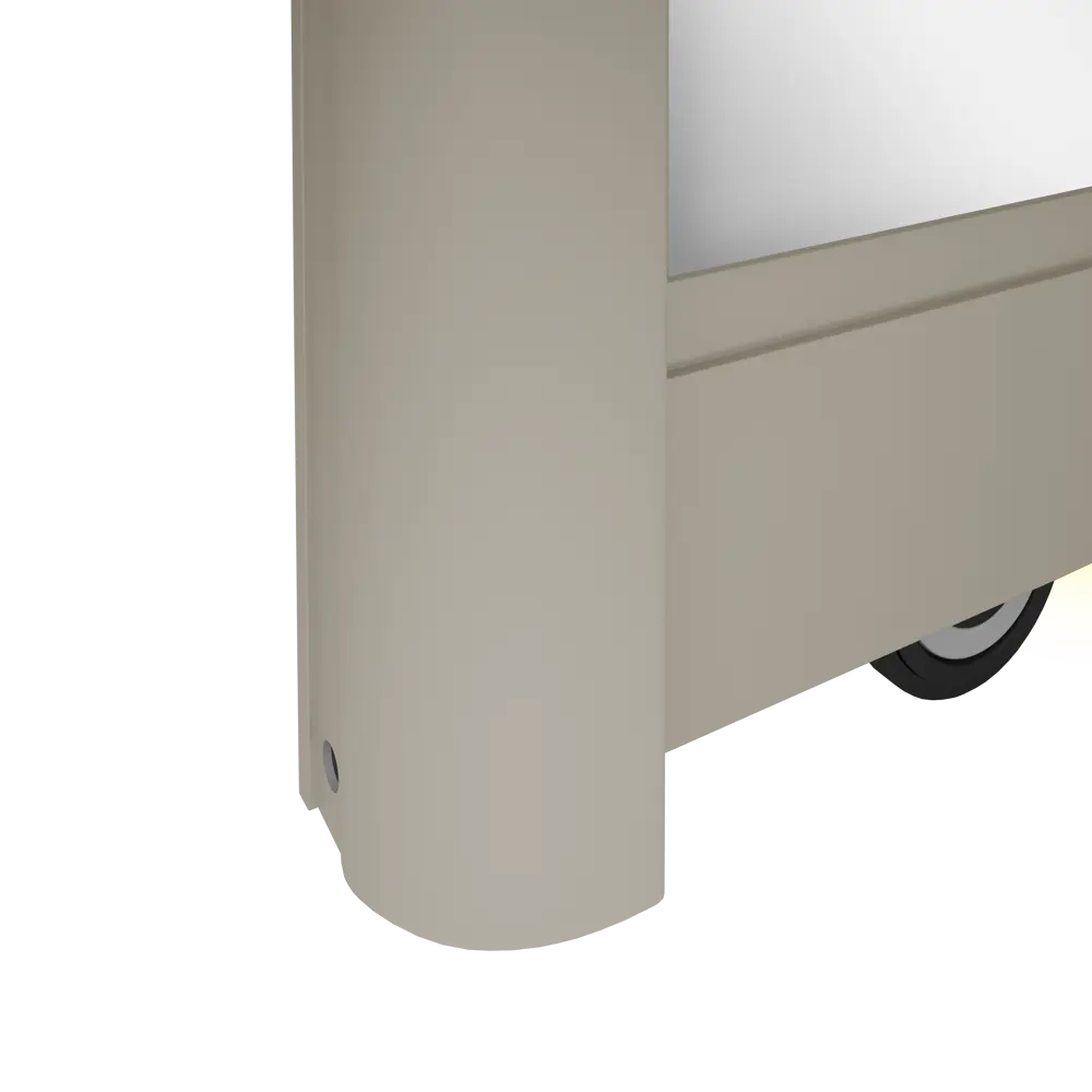 Дверь-купе Spaceo 2255x904 мм высота проема 2300 мм цвет зеркало/шампань Spaceo home STLM-2015947 - Вид №3