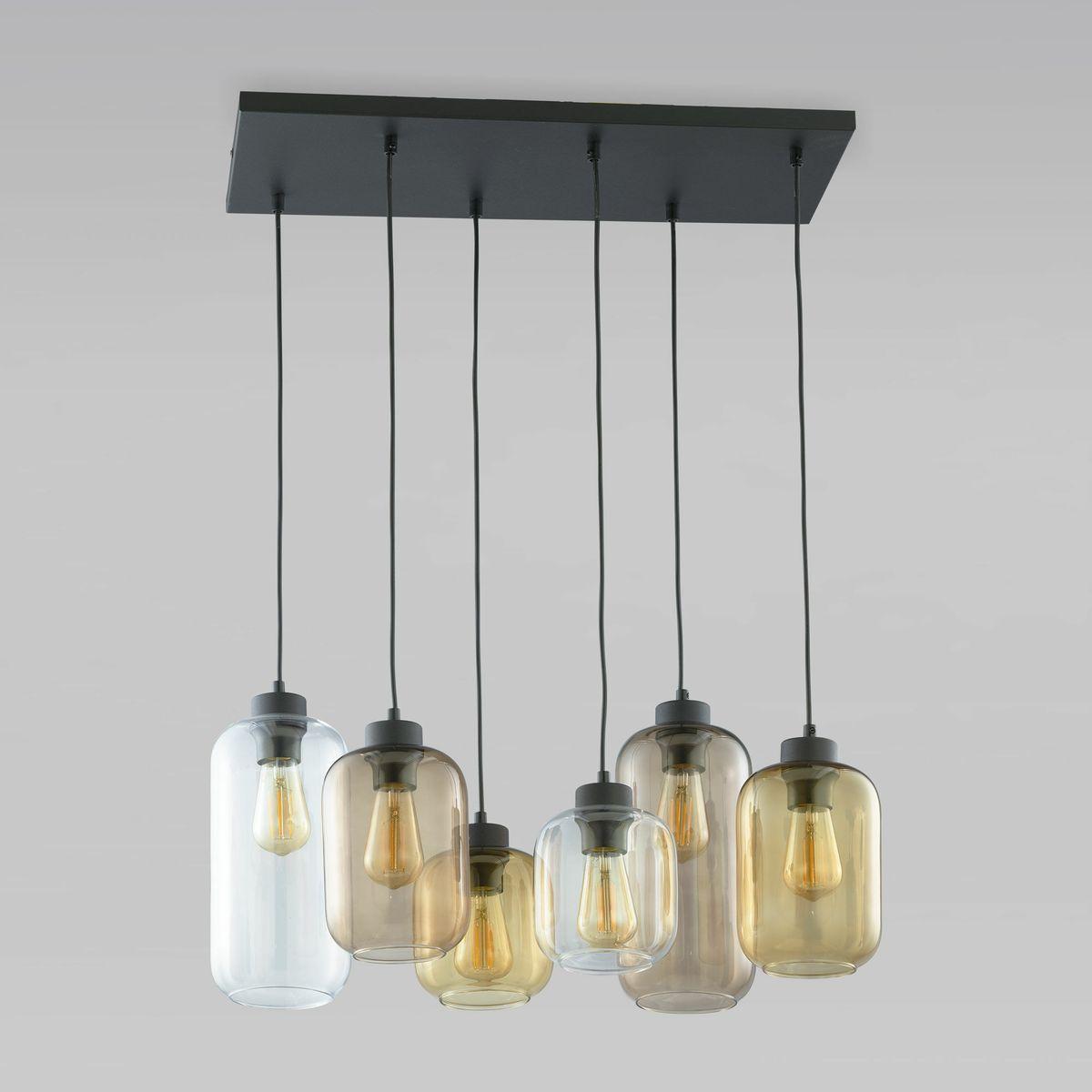 3176 Marco Brown Подвесная люстра TK Lighting Marco