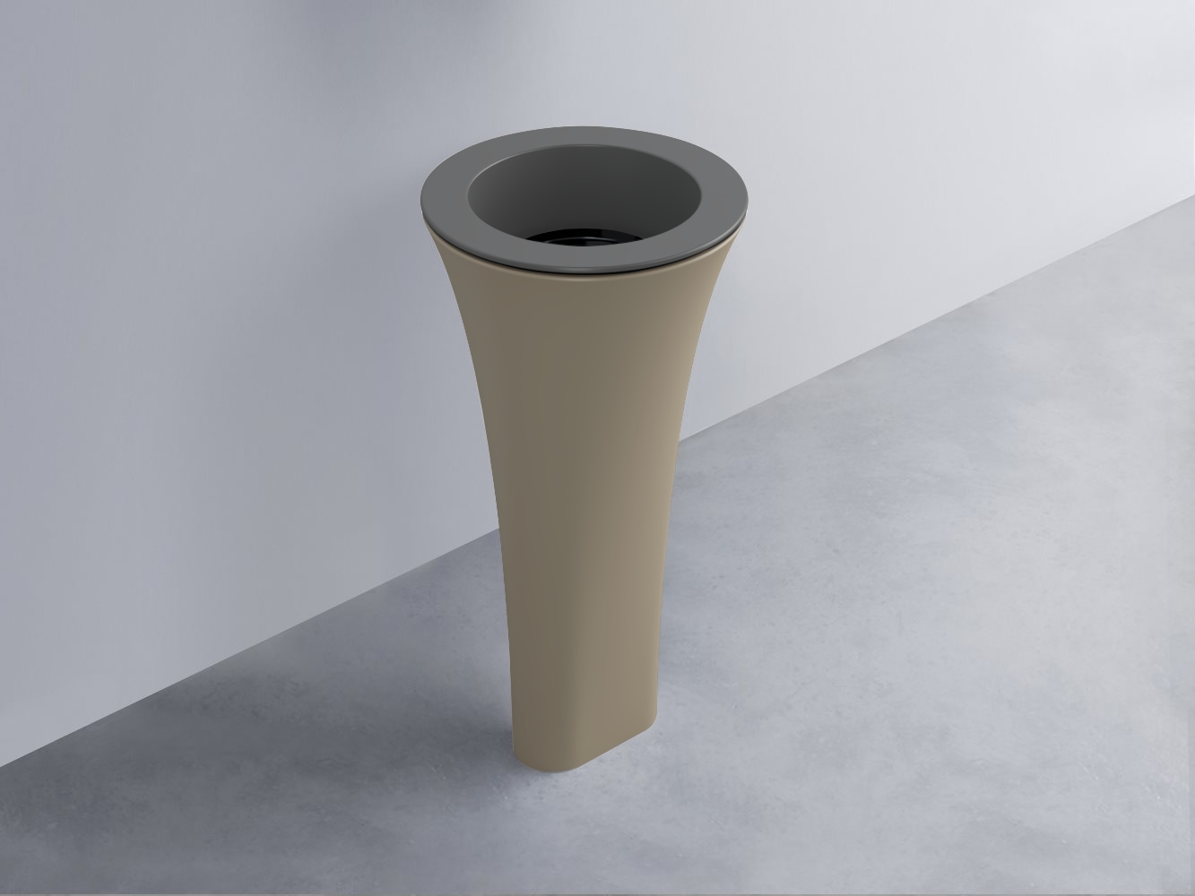 AMLA45-CM+AMPILT-N+AMCOLT-AV Раковина Amedeo Tondo отдельностоящая cielo Enjoy + Amedeo Ceramica Cielo