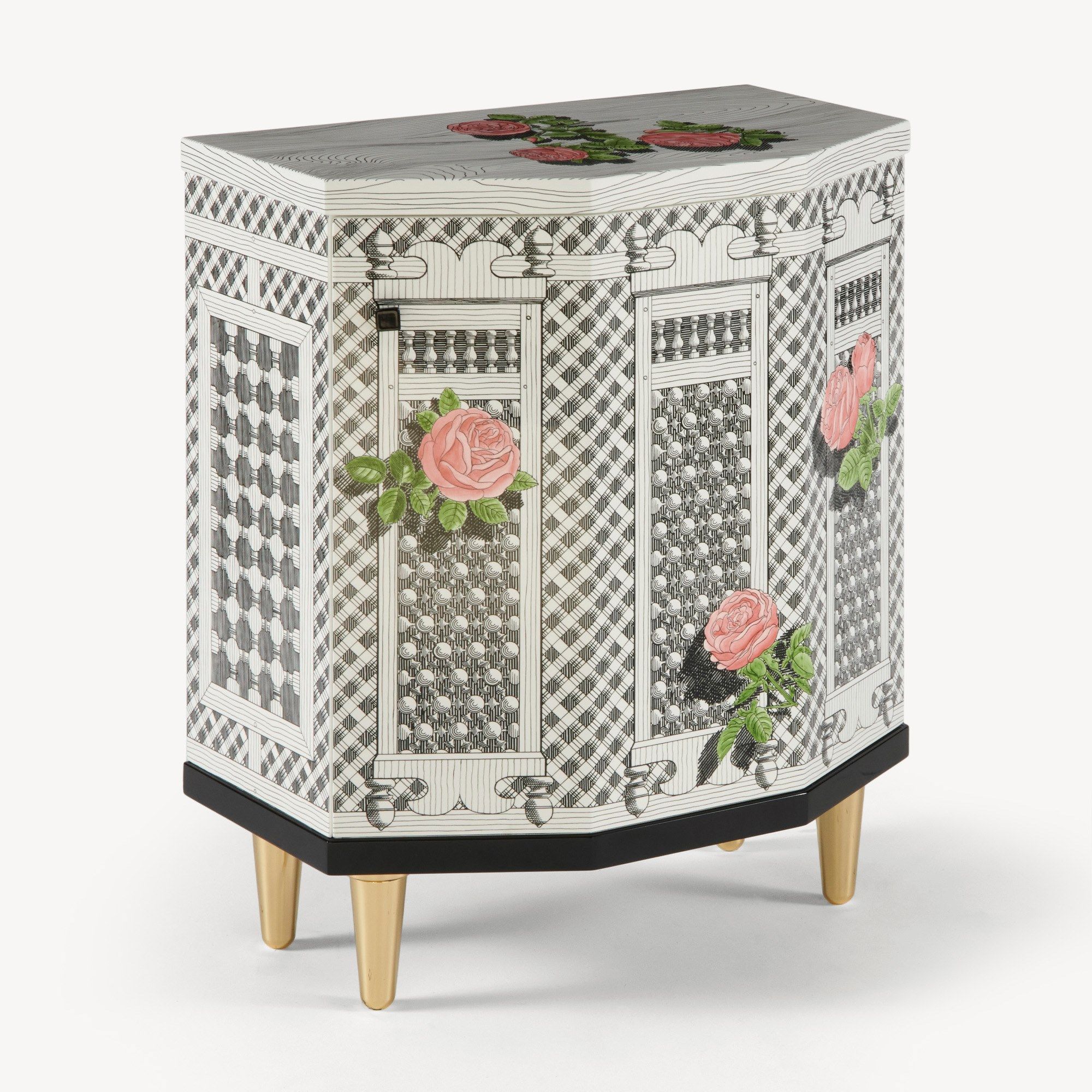 Тумбочка Fornasetti Musciarabia con rose ARCH-00132100 - Вид №1