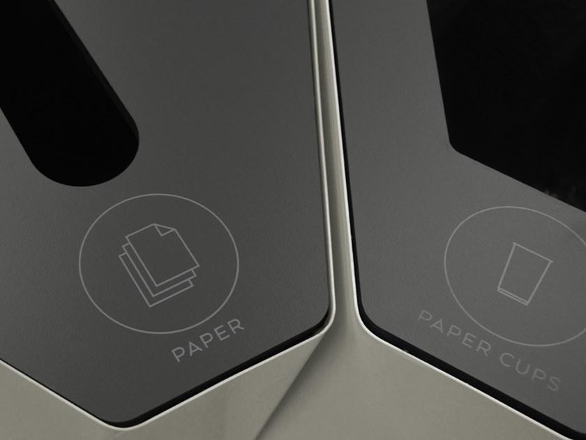 TreCe Контейнер для мусора из стали для раздельного сбора мусора sun-id-1354393 - Вид №2