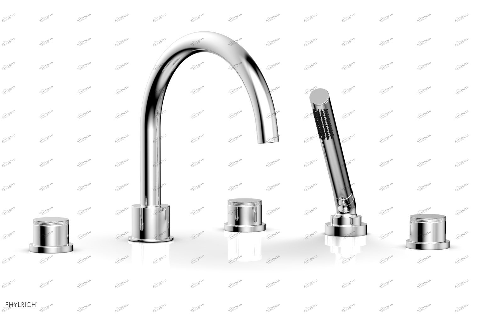 Смеситель для ванны BASIC II Phylrich  230-48-026 Хромированный 