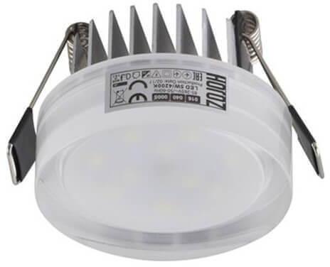 016-040-0005 Встраиваемый светодиодный светильник -5 5W 4200К HRZ00002308 Horoz Valeria
