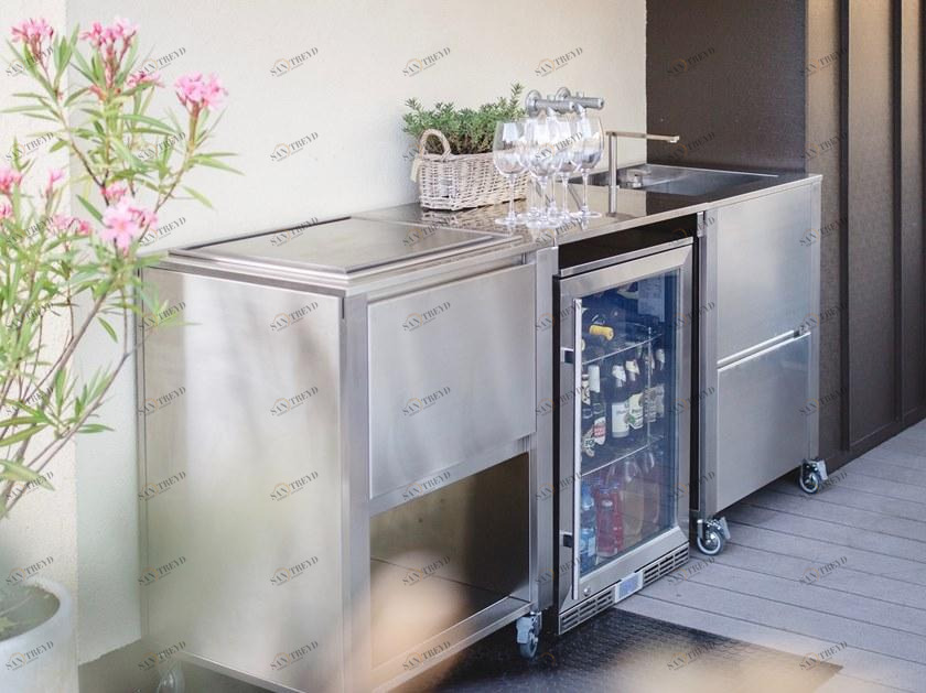 JOKODOMUS Летняя кухня из нержавеющей стали Cun sun-id-1515913