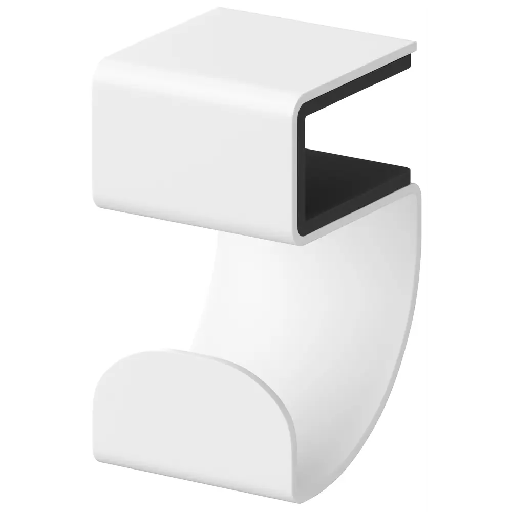 Крючок-вешалка Spaceo KUB цвет белый STLM-2112909