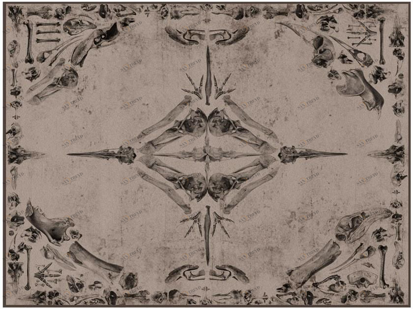 YO2 Прямоугольный коврик из полиамида Animal less sun-id-1498908