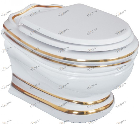 ML.MLD-25.740.D1 Подвесной унитаз настенный Золотистый Migliore  Италия 