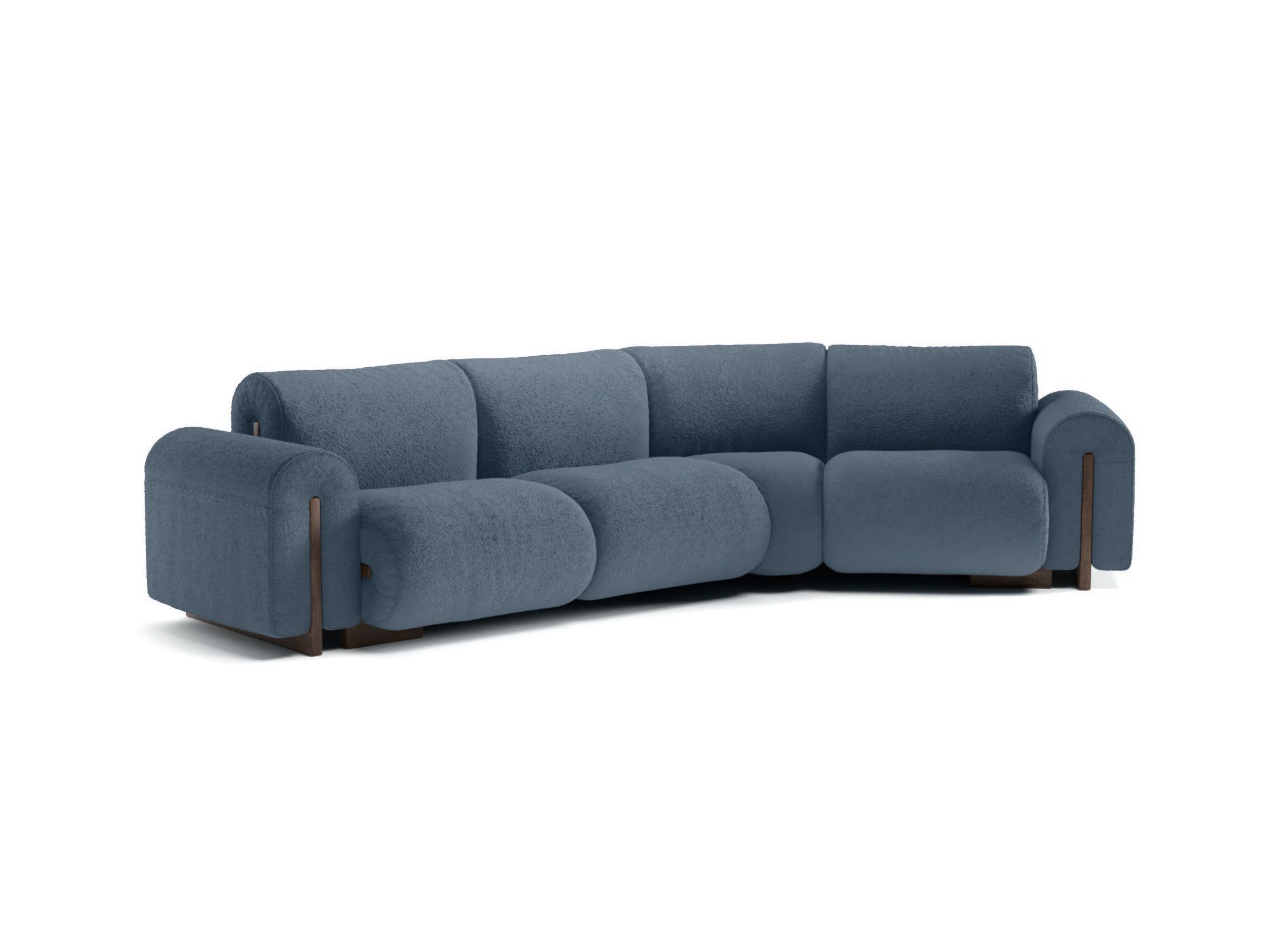 Угловой диван из ткани Natuzzi Italia COLLE ARCH-00003676 - Вид №2