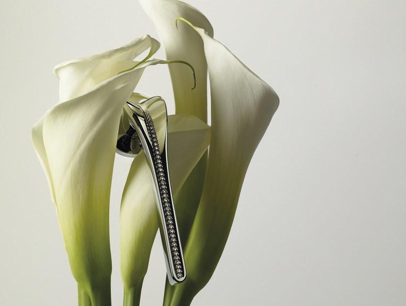 LINEA CALI' Латунная ручка в современном стиле на пластине с замком Spirit mesh sun-id-1432555 - Вид №1