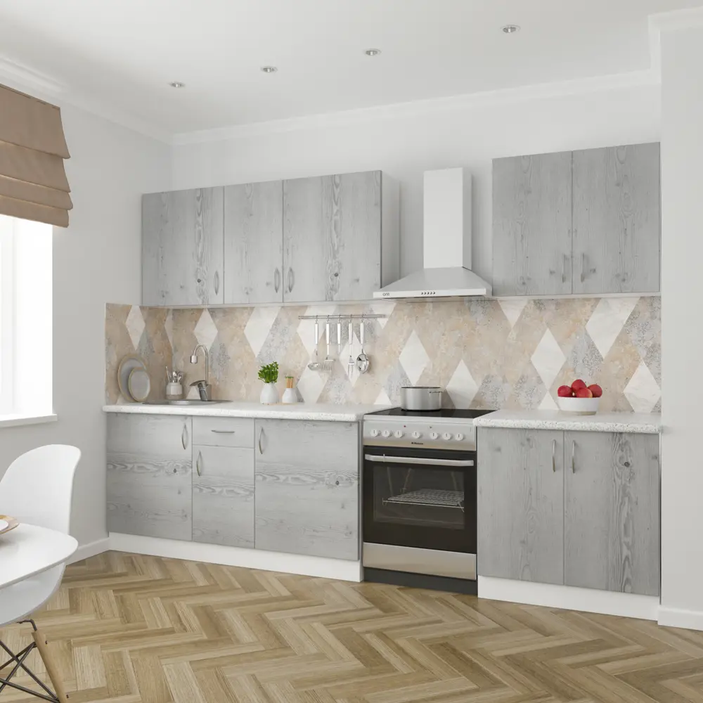 Элемент угловой «Сосна выбеленная» 67x13,5 см, ЛДСП, цвет белый Santreyd STLM-2109896 - Вид №6