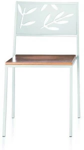 ALMA DESIGN Стул из лакированной нержавеющей стали штабелируемый Wonka 1021