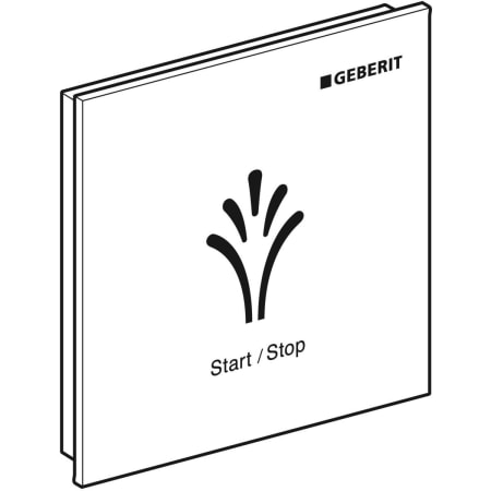 147.044.00.1 Бесконтактная настенная панель управления, для Geberit AquaClean Geberit  - Вид №1