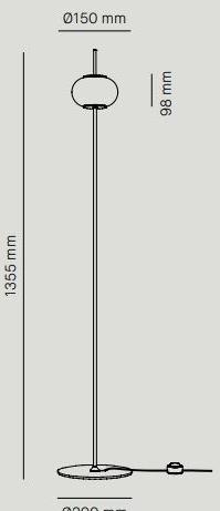 Milan Iluminacion Торшер из стали и стекла Astros 6933 - 6934 - Вид №8