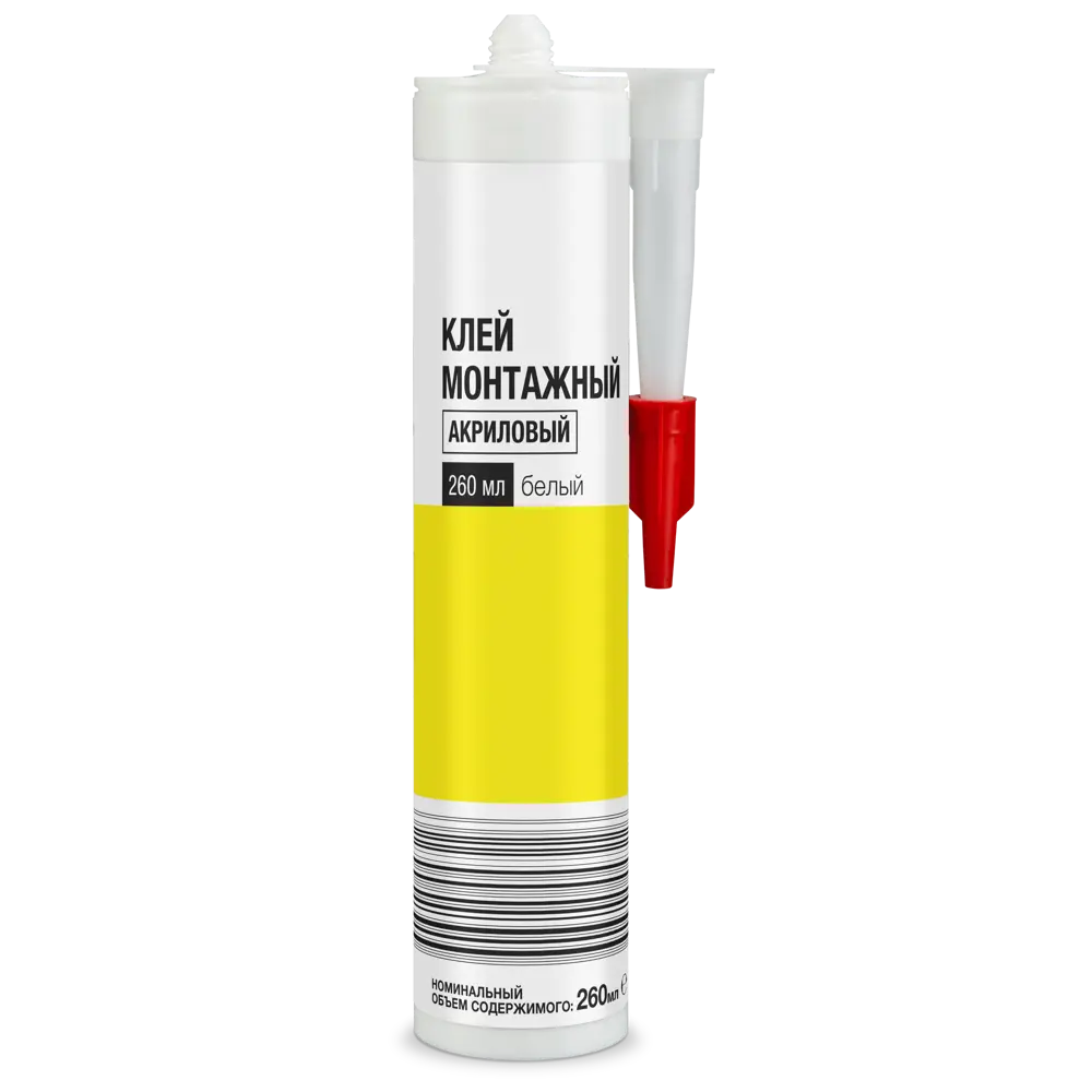 Клей монтажный акриловый ЛЦ белый 260 мл Santreyd STLM-2083106