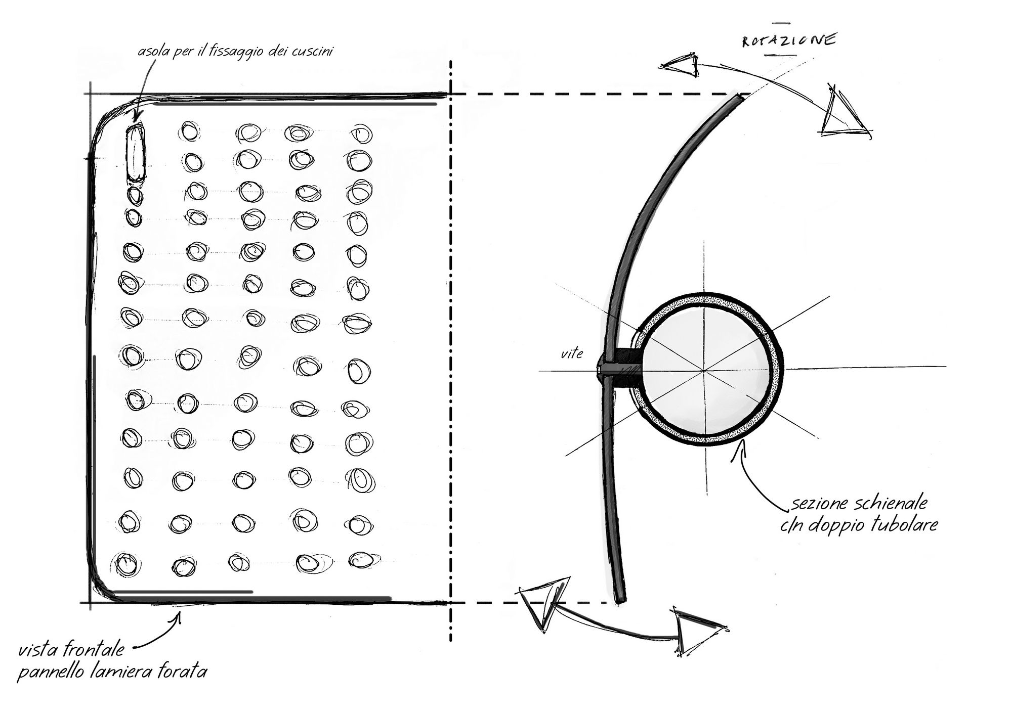 Стальной и тканый угловой садовый стул S-CAB лоскут ARCH-00022261 - Вид №32